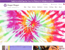 Tablet Screenshot of huggermugger.com